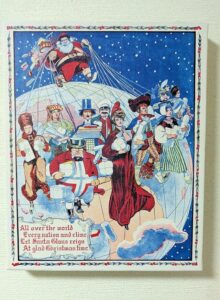 サンタクロースのキャンバスアート